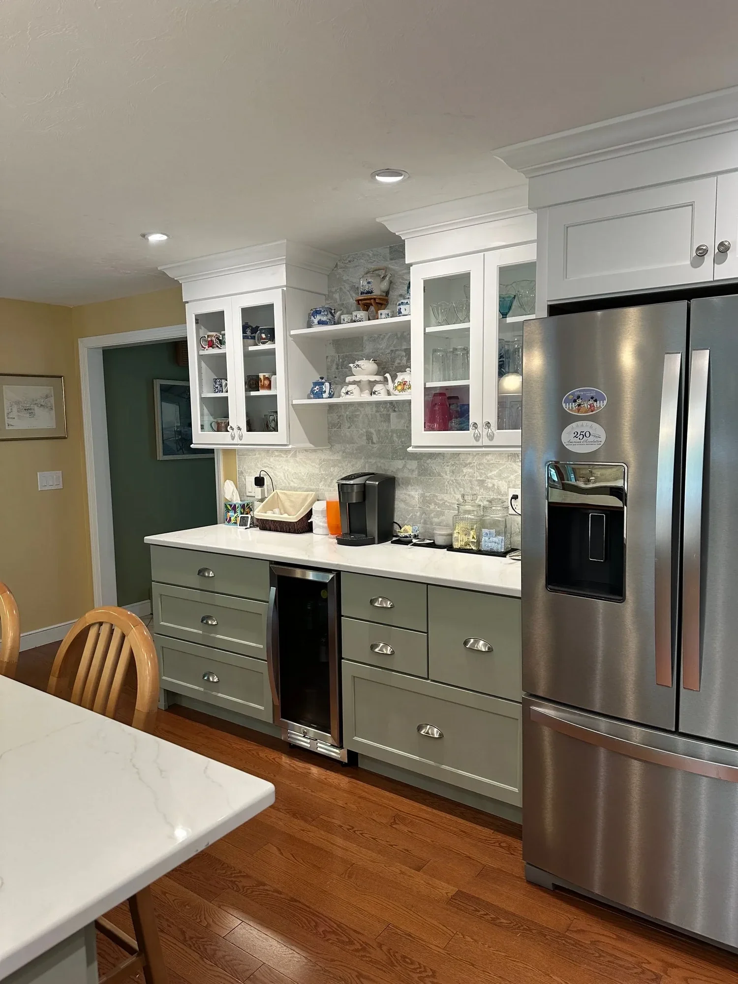 Hudson Sage & White Two-Tone Kitchen — view 12