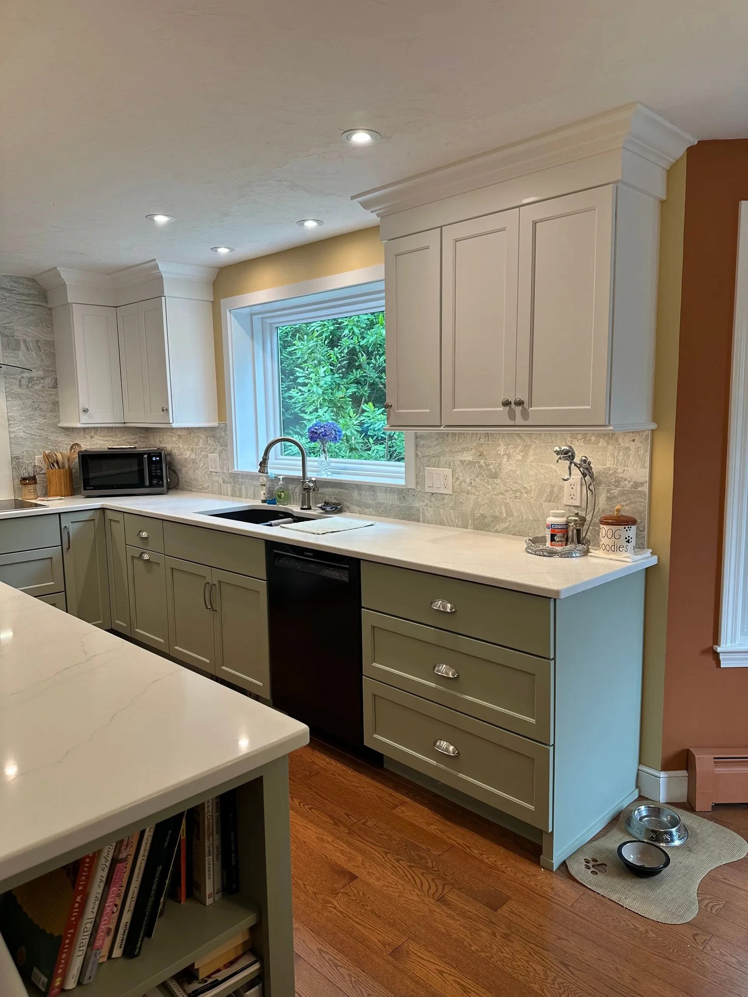Hudson Sage & White Two-Tone Kitchen — view 13