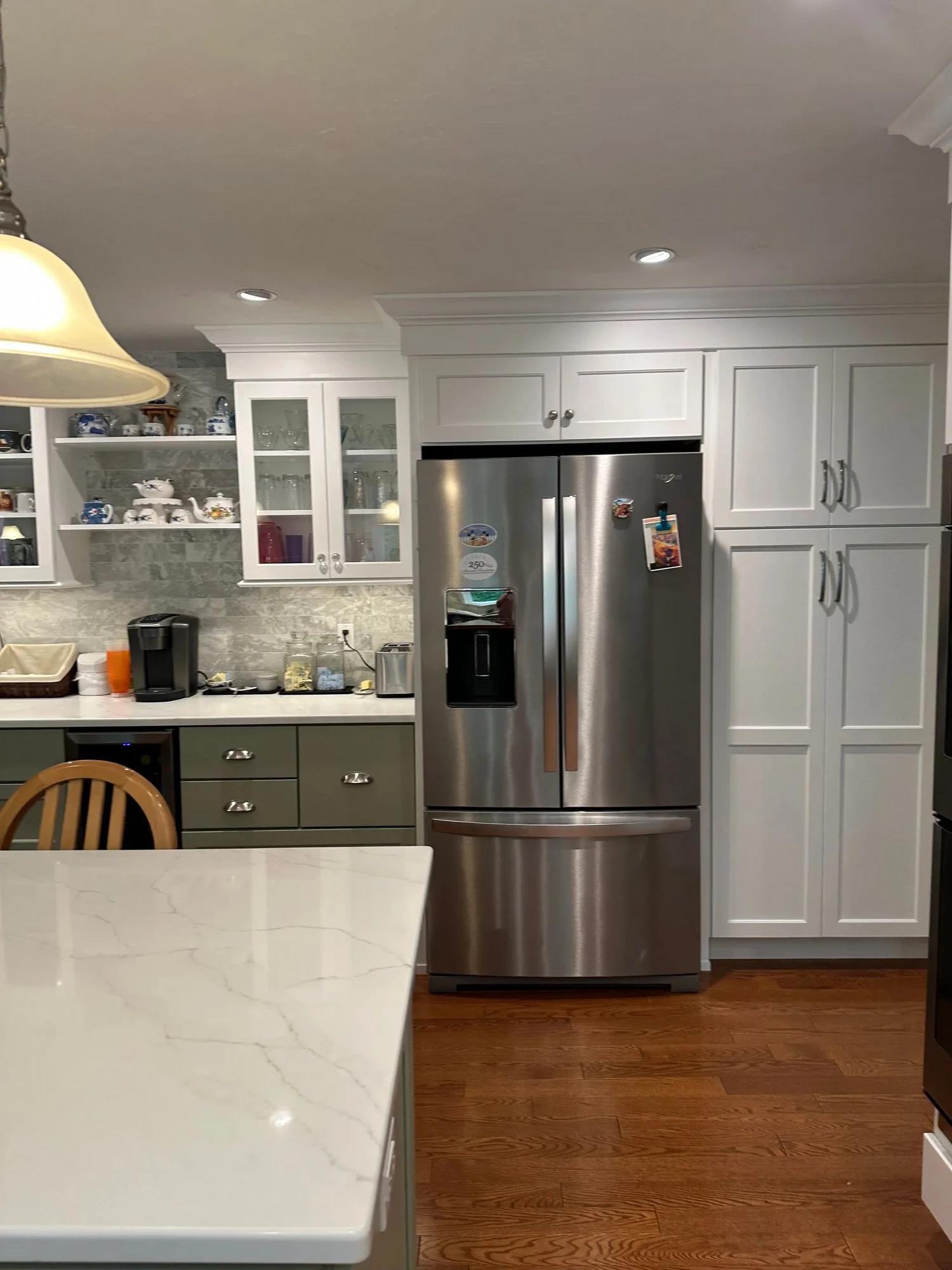 Hudson Sage & White Two-Tone Kitchen — view 21