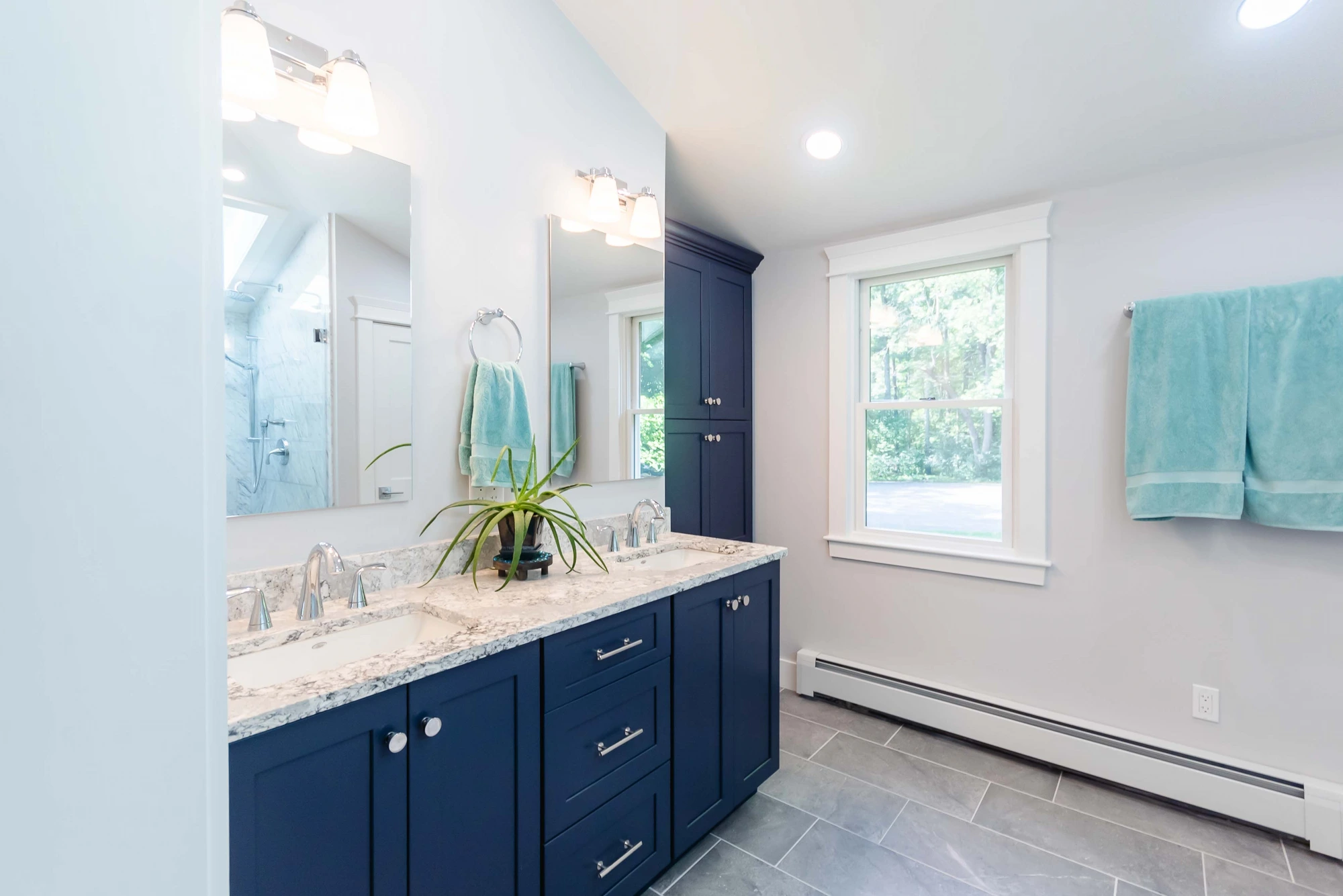 Wayland Skylit Marble Spa Master Suite