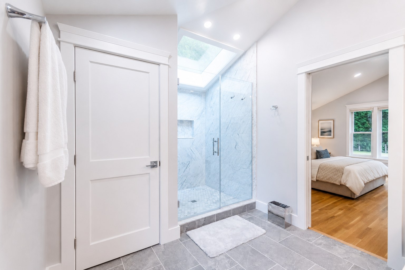 Wayland Skylit Marble Spa Master Suite — view 8