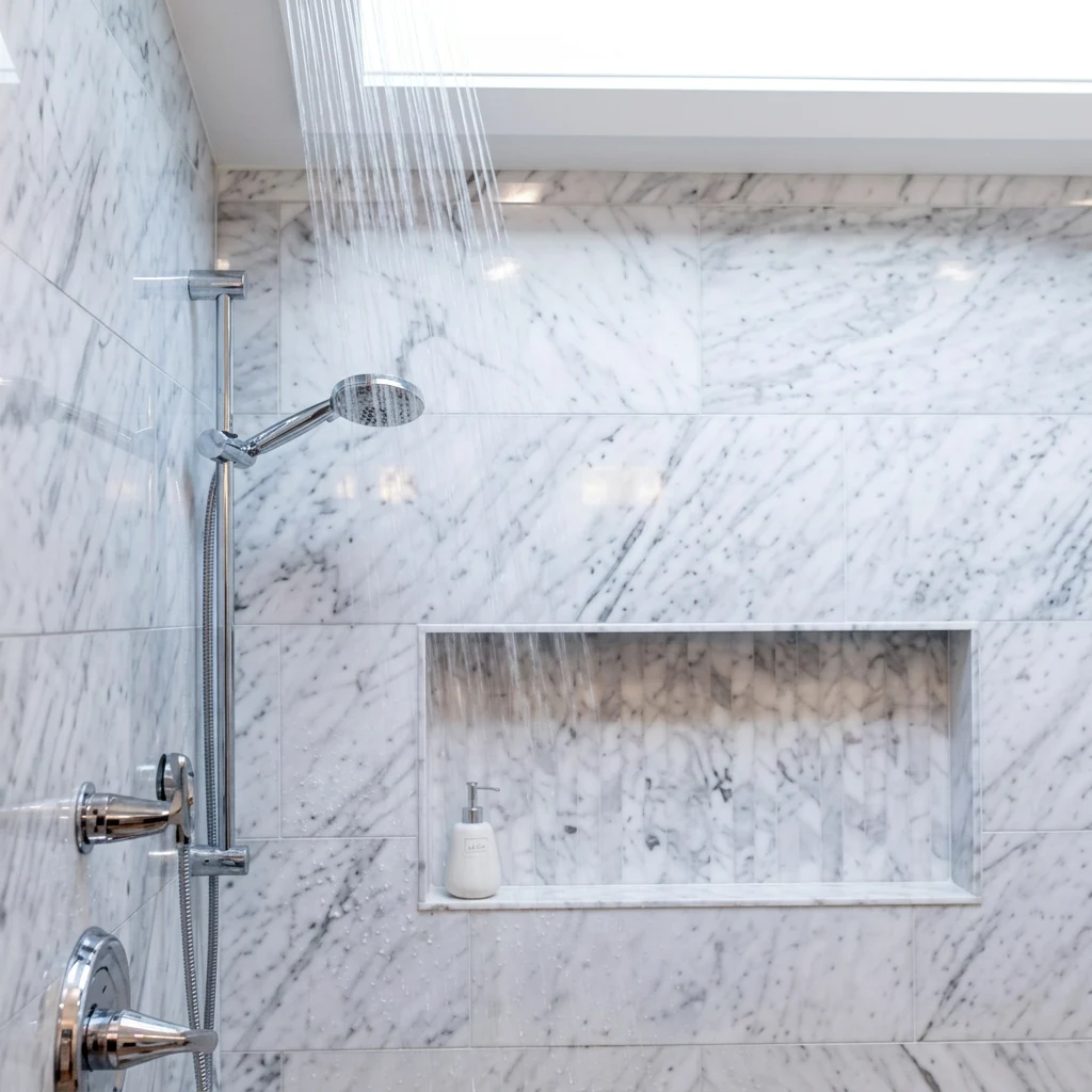 Wayland Skylit Marble Spa Master Suite — view 9