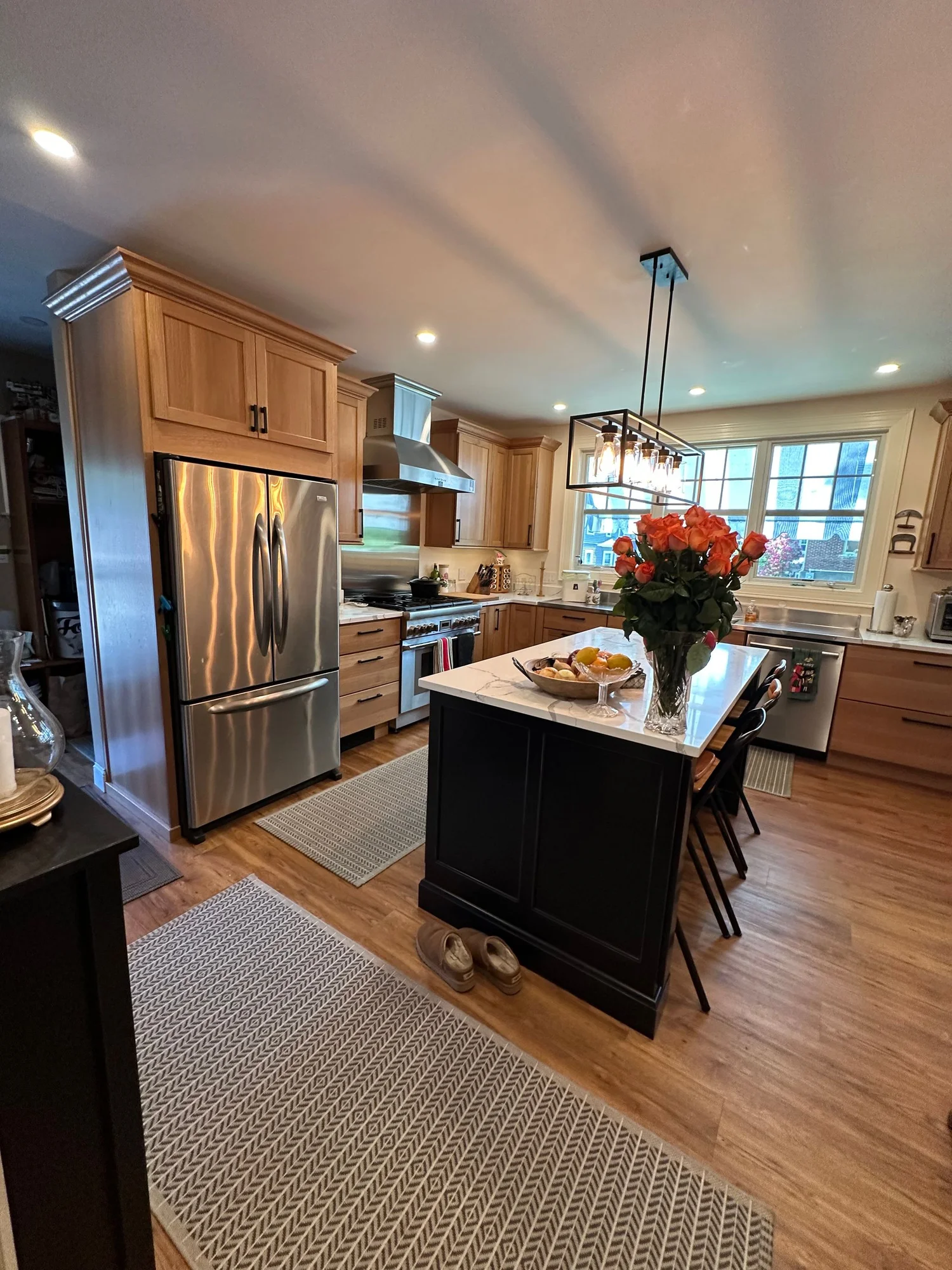 Watertown Historic Home Kitchen w/ Black Island — view 2