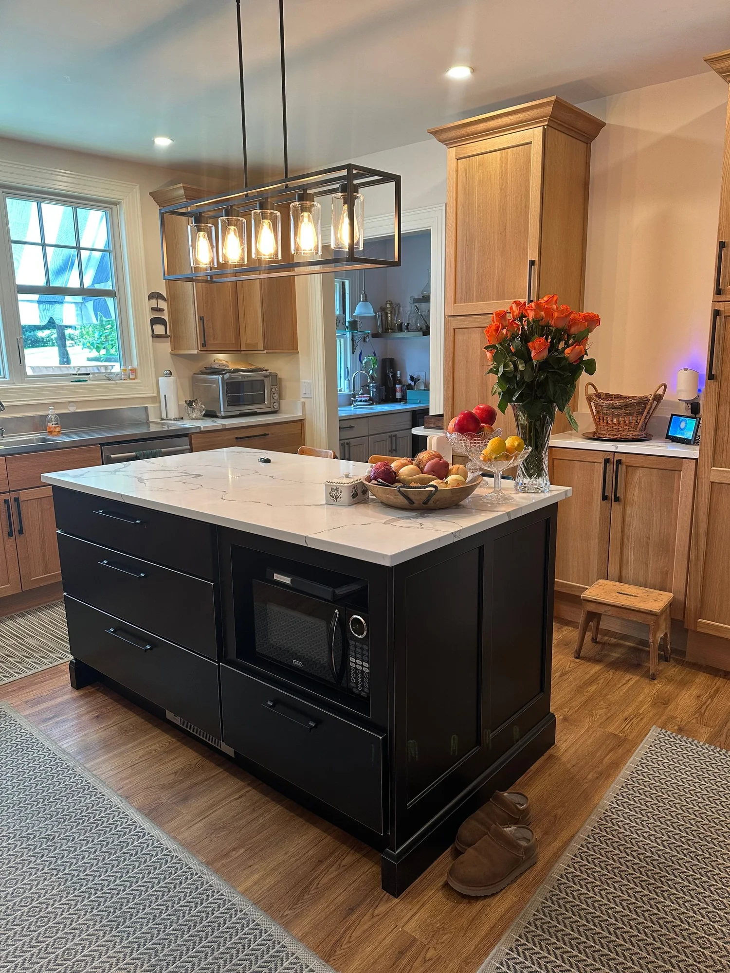 Watertown Historic Home Kitchen w/ Black Island — view 10