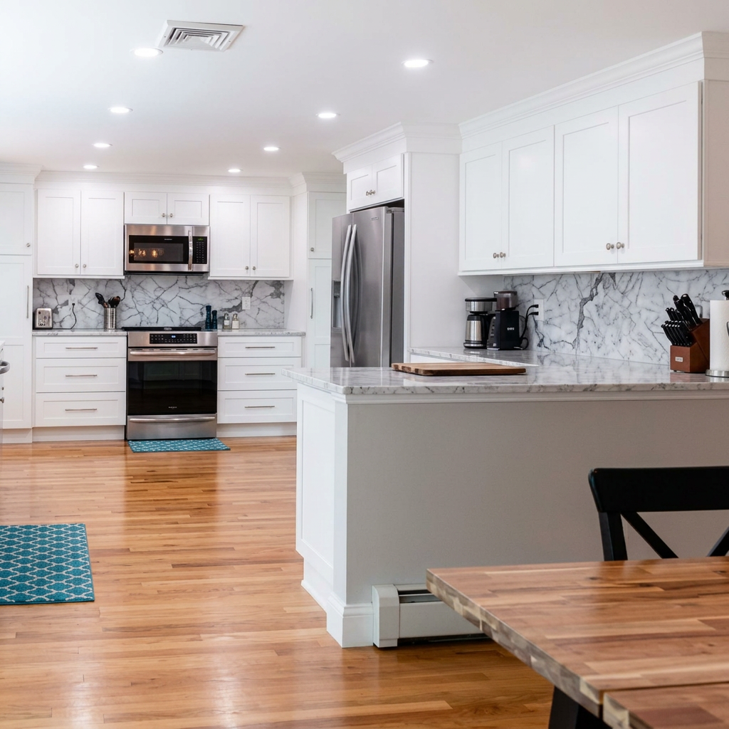 Wayland Warm Wood & White Kitchen — view 16