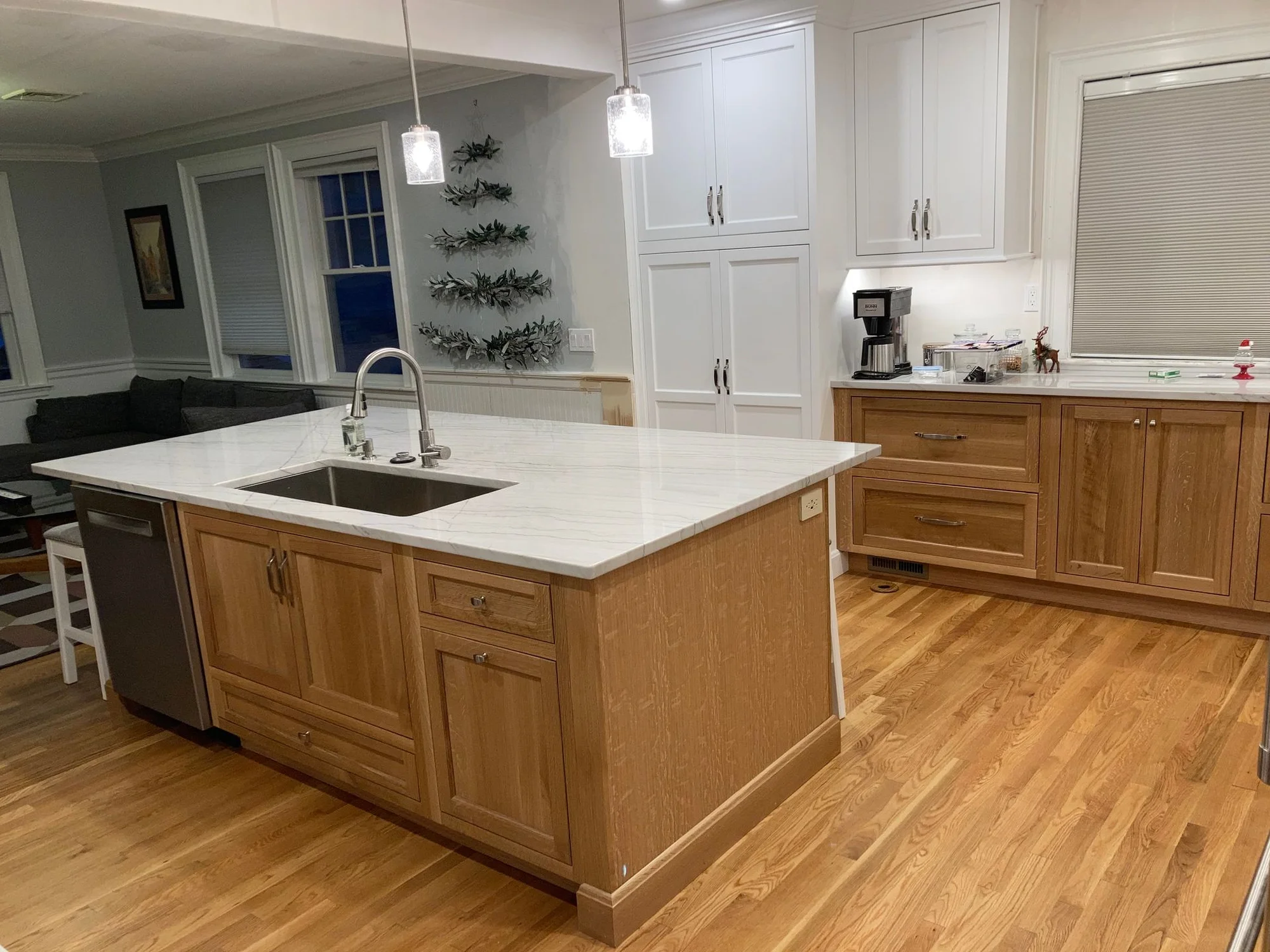 Winchester Two-Tone Kitchen w/ Marble Island — view 5