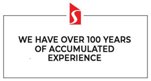 100+ Years Of Accumulated Experience